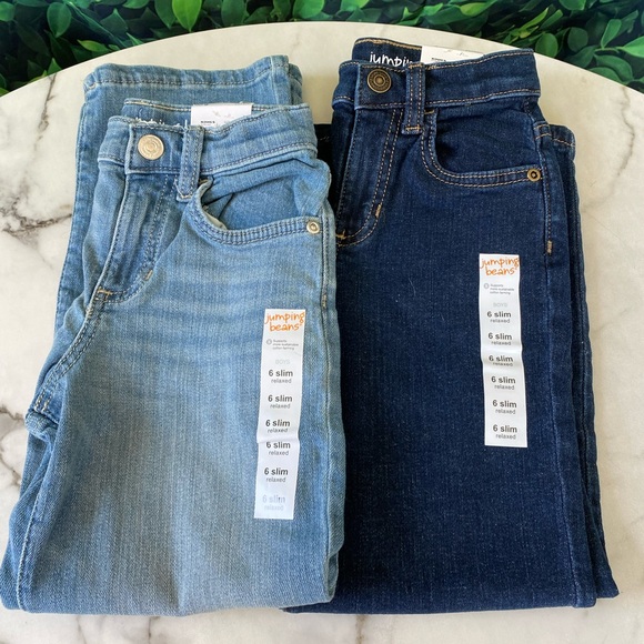 Jumping Bean Blue Jeans Boys 6 slim NWT - Picture 1 of 7